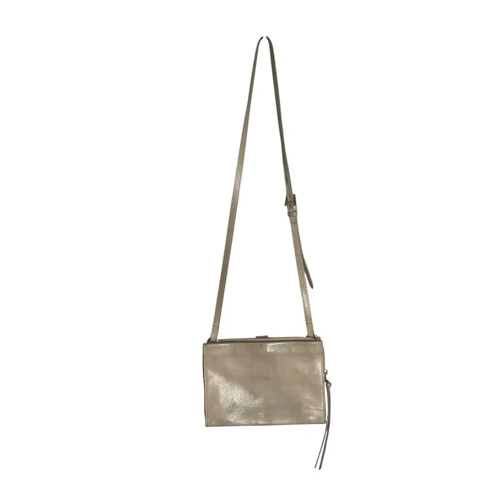 Botkier New York Warren City Crossbody Handbag Blush Beige Leather Studded